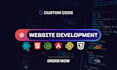 develop a responsive website using HTML CSS js or react