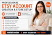 do etsy shop setup etsy account creation etsy store setup etsy SEO