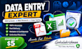 do web scraping and data entry for e commerce