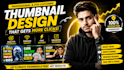 design professional high CTR youtube thumbnails