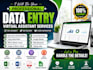 data entry specialist microsoft excel  PDF conversion  virtual assistant