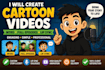 create 3d animated cartoon videos with lip sync