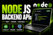 develop node js rest apis with express js and mongodb