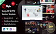 build iptv website, iptv store with SEO optimization and payment integration