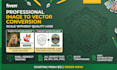 do professional image to vector conversion and vector tracing