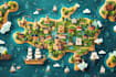 design vector or isometric map illustration