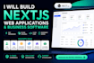 build custom nextjs web applications and business software