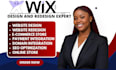 wix website design, wix website redesign, wix website