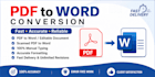 do accurate PDF to word typing