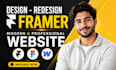 develop framer website, framer website design, framer landing page, framer