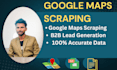 do google maps data scraping and b2b lead generation