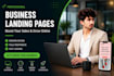 build a business landing page in react and tailwind