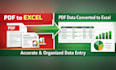 convert PDF data into clean and structured excel