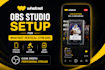 setup obs studio for whatnot vertical streams, auctions, and card breaks