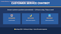 build a customer service chatbot for your business website
