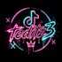 create a futuristic neon gaming logo