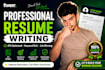 write a professional ats friendly resume and CV