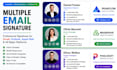 design a responsive html email signature for gmail and outlook signature