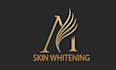 design special modern skin whitening logo