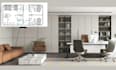 do 2d, 3d, floor plan for offices, clinics, spas and showrooms