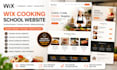 design wix cooking school website culinary classes baking workshop website