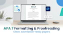 format and proofread your paper in strict apa style