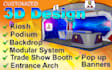 do 3d trade show booth and kiosh design