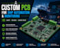 create high speed pcb for marine communication system