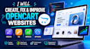 create an e commerce website with opencart