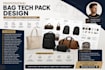 do bag tech pack designer soft backpack tech pack golf bag duffel bag designer