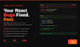 fix react js next js bugs typescript and UI issues fast