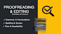 do professional proofreading, grammar check and editing