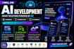 do ai website development, ai mobile app, ai chatbot as full stack web developer