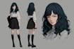 draw anime character design sheet