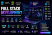 build a custom full stack web app using react, node, and sql or nosql