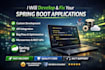 spring boot backend applications and rest apis