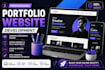 build a custom portfolio website with modern UI