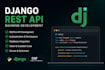 develop django rest api backend for web or mobile app