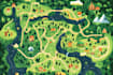 map design for custom events, festivals, and vector map