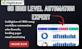 setup gohighlevel ghl automation workflows CRM and funnels