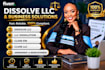 dissolve llc, llc dissolution, close ein, amendment and reinstatement