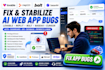 fix lovable replit bolt base44  web app bugs auth dashboard api supabase