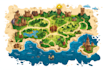 design vector maps, event maps, fantasy festival maps