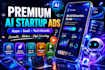 create premium ai startup and app promo videos