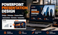 design or redesign professional powerpoint presentation slides