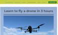 design wix drone training school website drone survey drone mapping website
