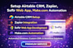 setup airtable database, airtable automation, airtable crm, zapier expert