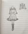 design elegant custom dress sketches