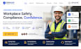 design squarespace compliance training website osha training business website