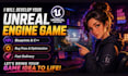 create unreal engine games for you
